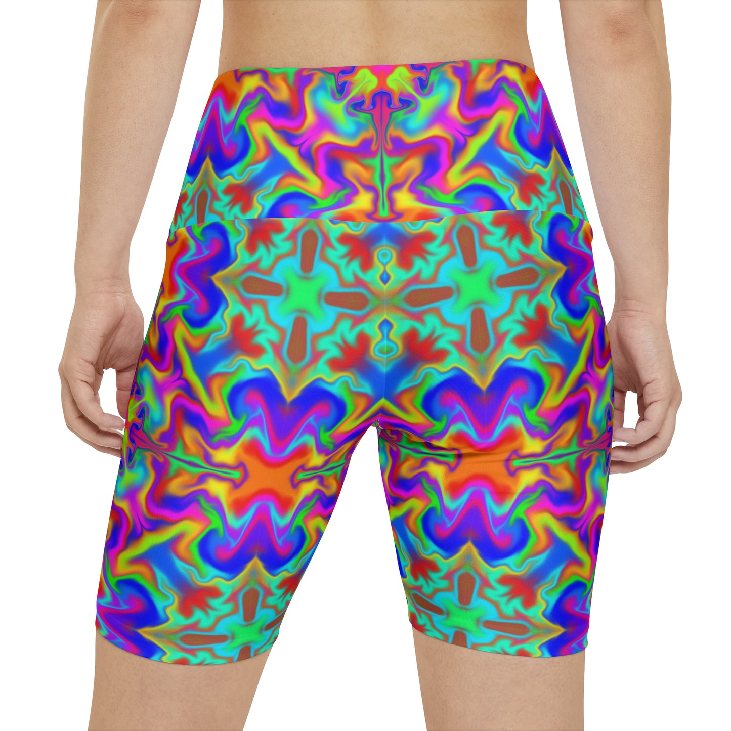 Acid Wave Workout Shorts