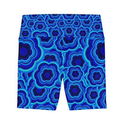 Blue Period Flower Power Workout Shorts