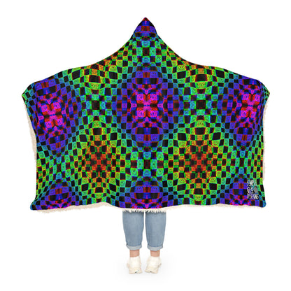 Trippy Rainbow Snuggle Blanket