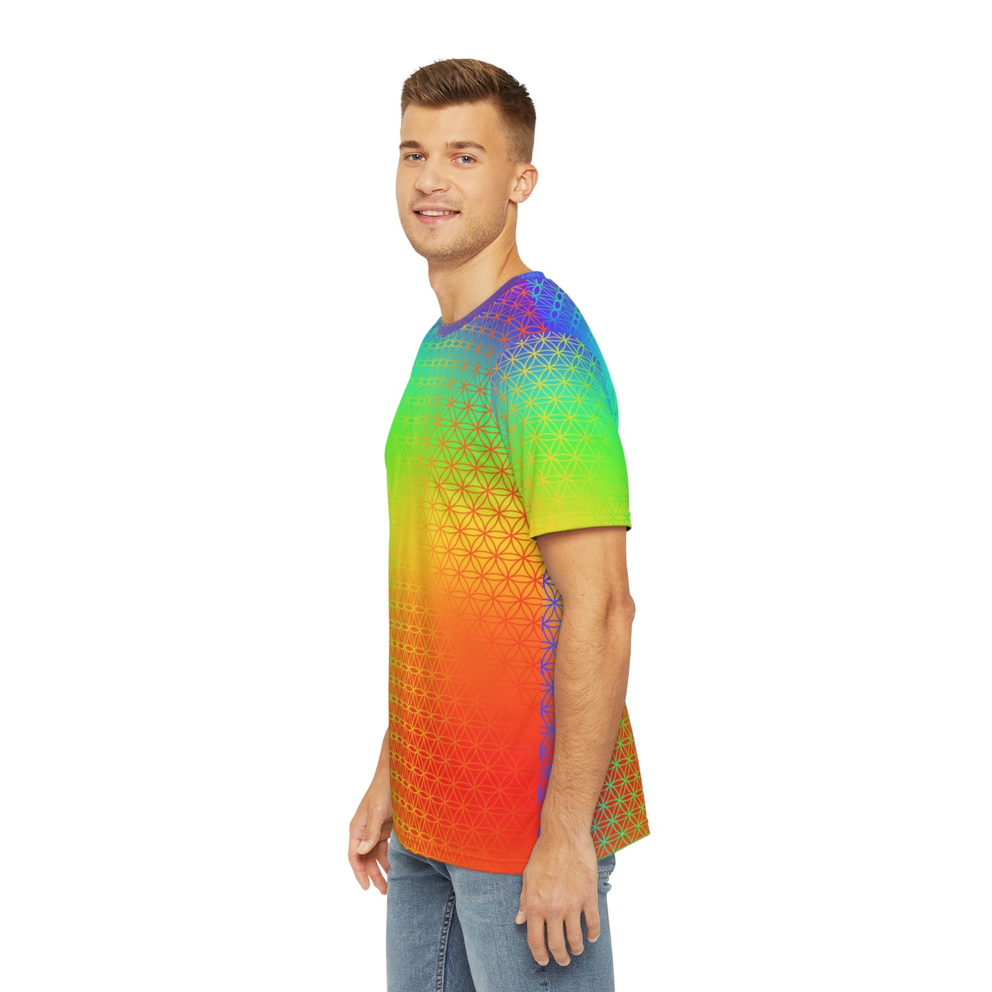 Rainbow Flower of Life Tee