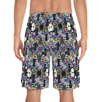 Rainbow Mushi Board Shorts