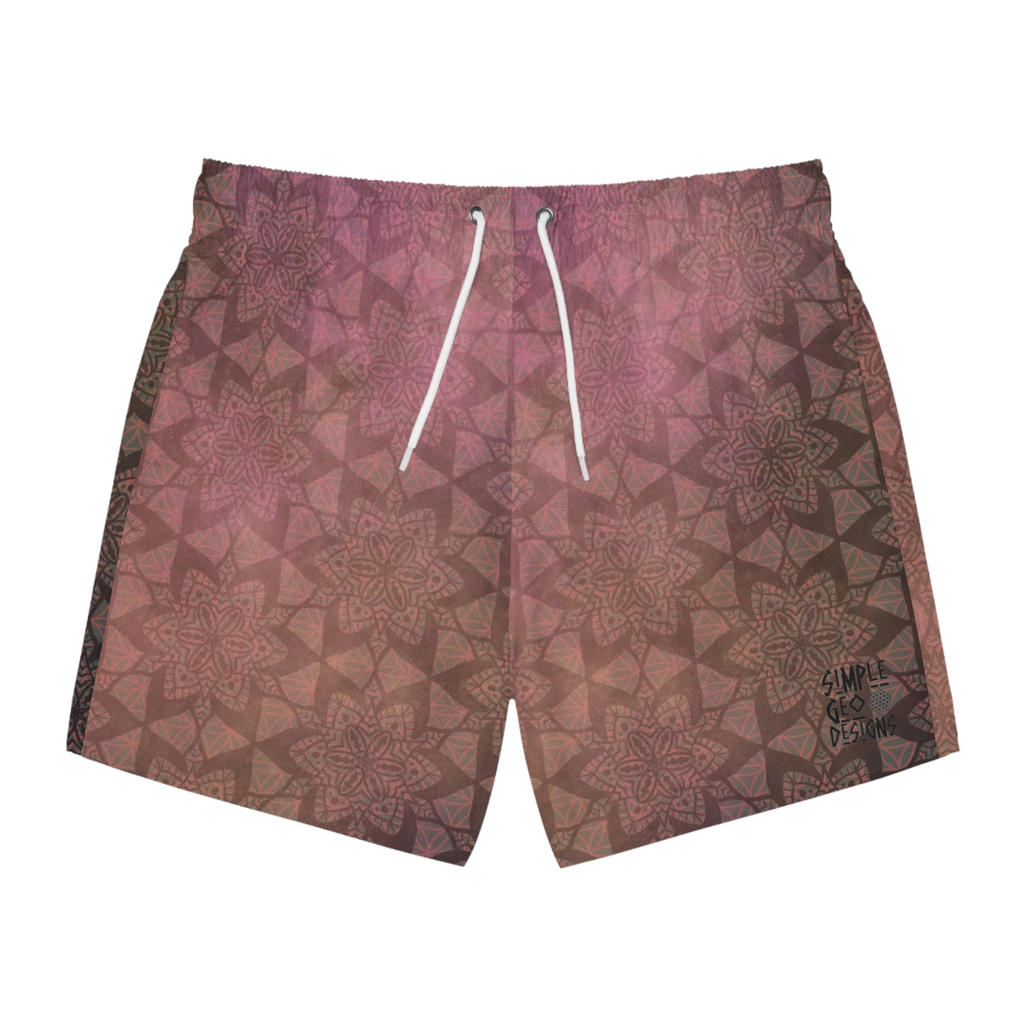 Earth Tones Swim Trunks