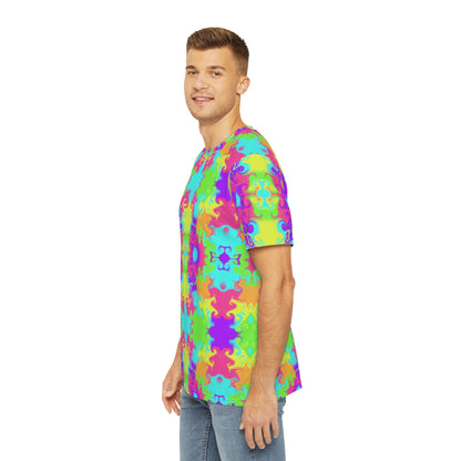 Neon Bloom Soft Polyester Tee