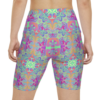 Pastel Burst Workout Shorts