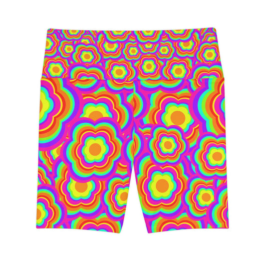 Flower Power Workout Shorts