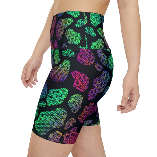 Cosmic Cow Workout Shorts