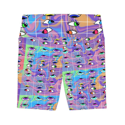 Eye See You Workout Shorts