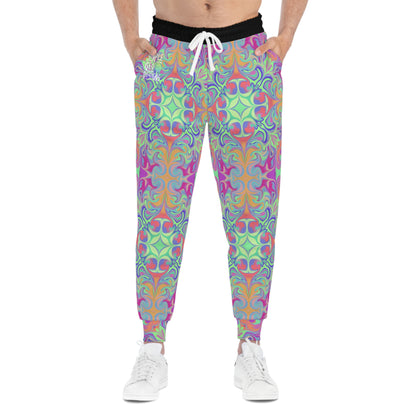 Pastel Burst Athletic Joggers