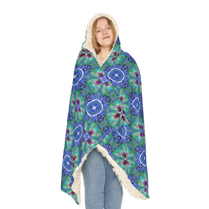 Kaleidoscope Blue Dream Snuggle Blanket