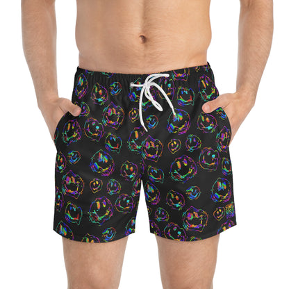 Just Keep Smiling Swim Trunks