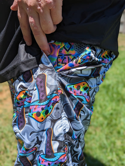 Rainbow Mushi Board Shorts