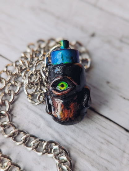 Moody Eyes Stash Pendant