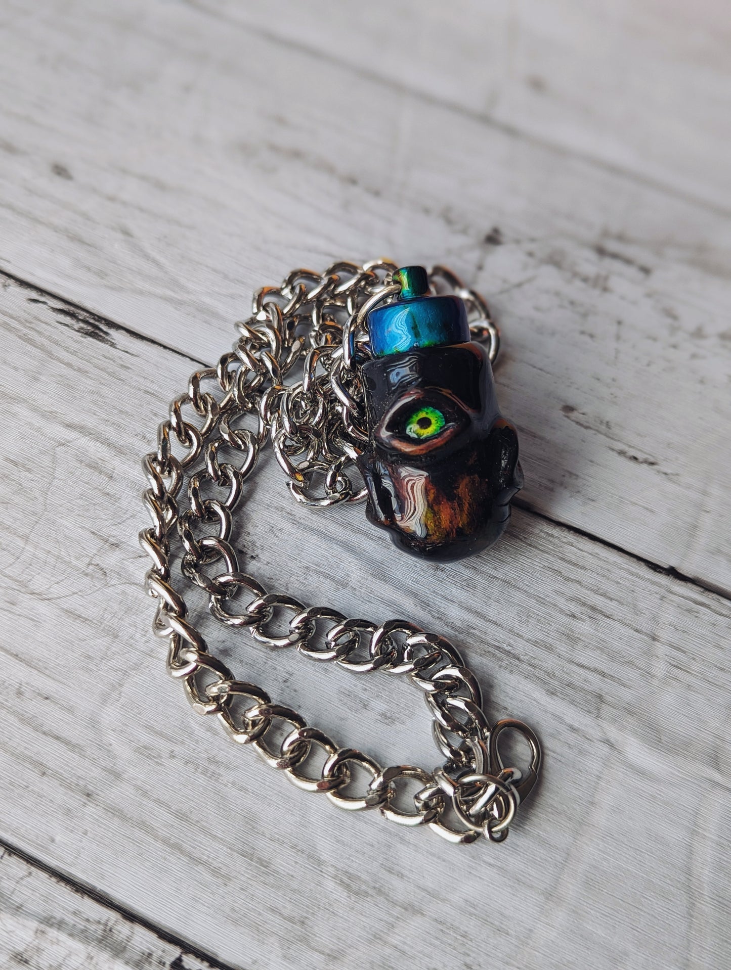 Moody Eyes Stash Pendant