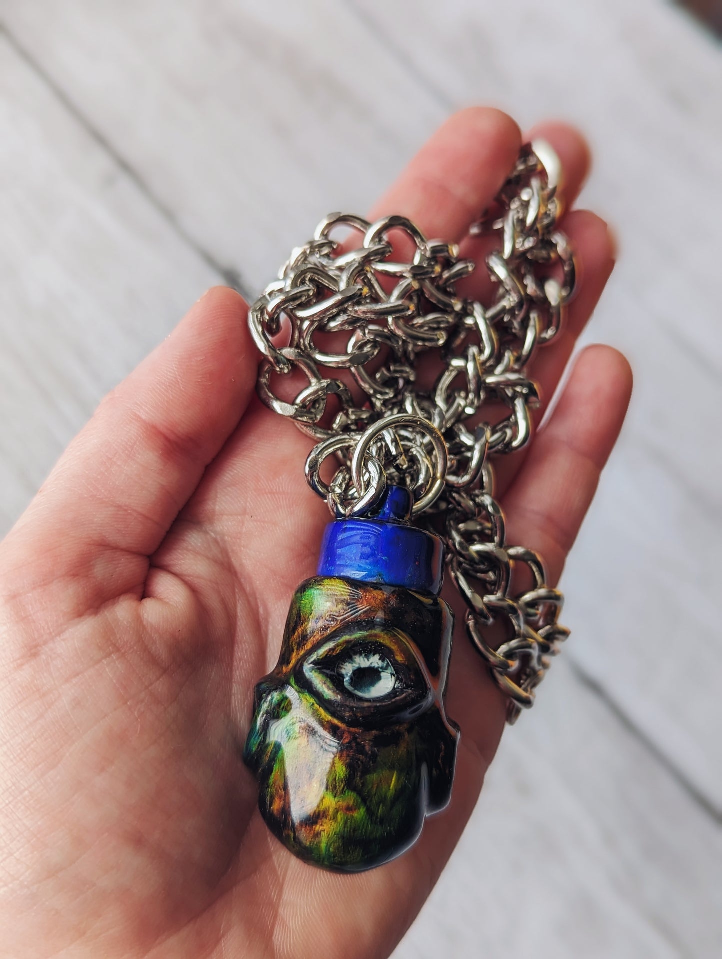 Moody Eyes Stash Pendant