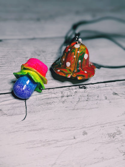 Rainbow Mushi Stash Pendant